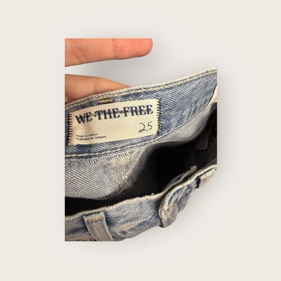 Free People Ghost Town Long Shorts Size 25 NWT - Picture 7 of 8